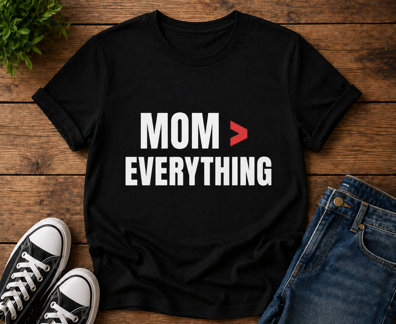 Mom Comes First ❤️ | Gift Tee