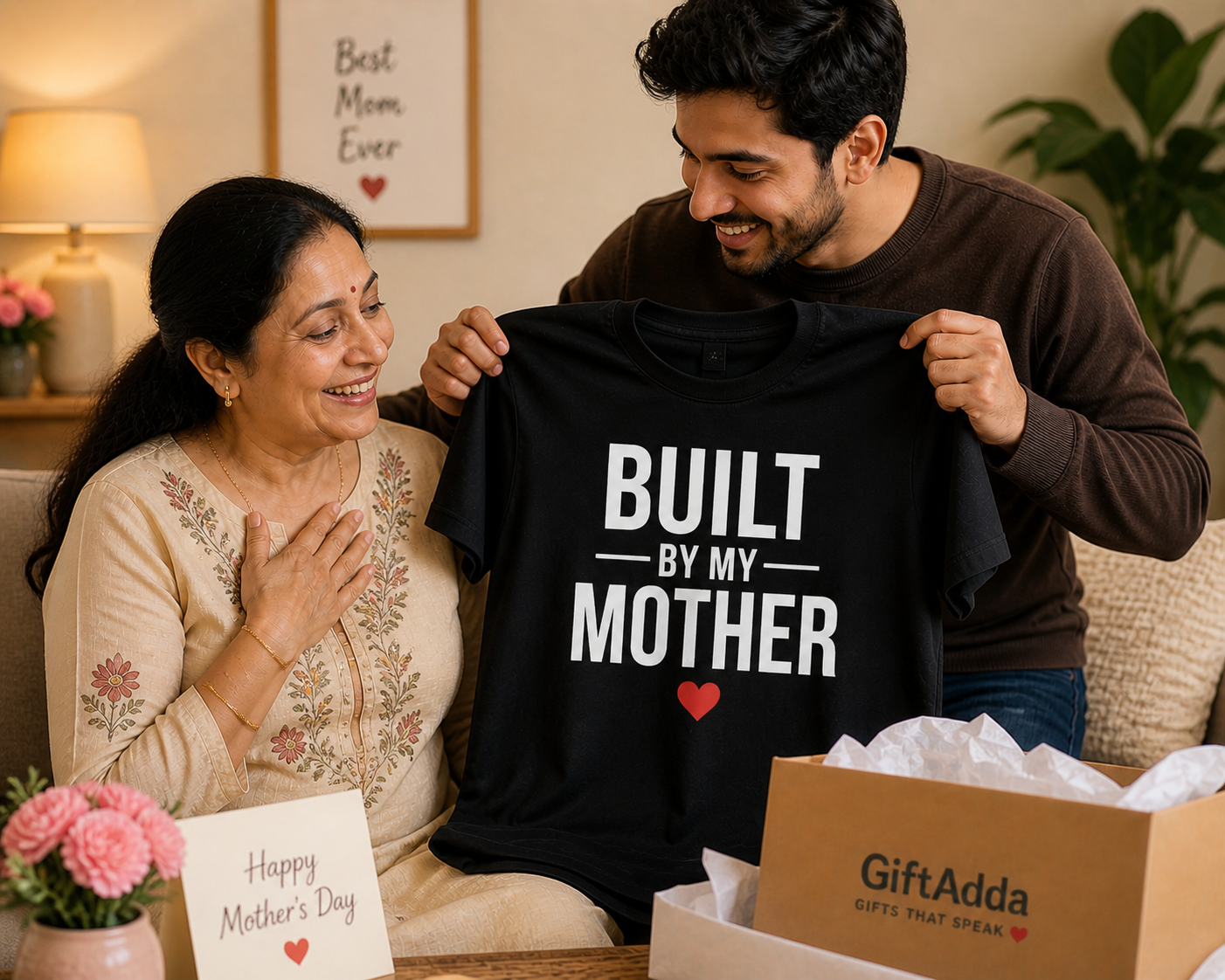 Built By My Mother ❤️ | Statement Tee
